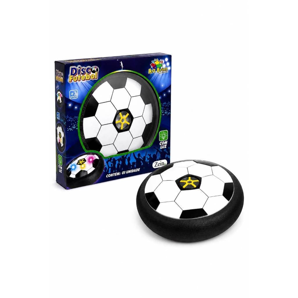 Bola Flutuante de Futebol Infantil - Disco Futebol para Crianças com led piscante