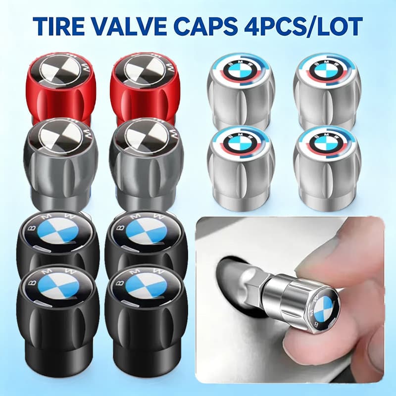 4 Pçs Liga Tampas Da Válvula Do Pneu Roda Carro Protetor Cobre Para BMW M Power X1 X3 X5 X6 E39 E53 E60 E61 E46 E90 E91