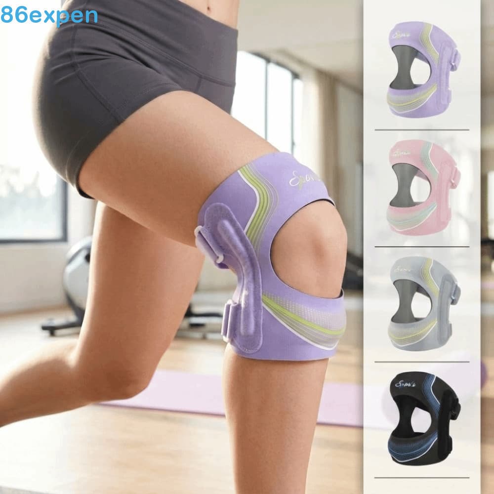 EXPEN1 Patela De Silicone , Joelheira Ajustável Com Absorção De Choque , Cinta De Antiderrapante De Compressão Anti-Ento