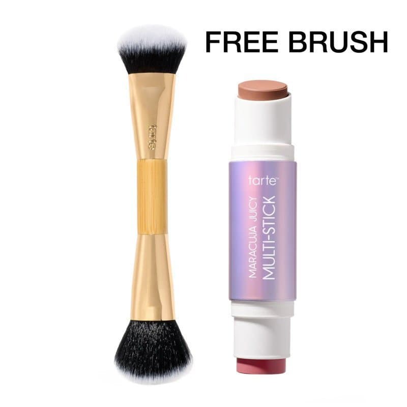 tartemaracujajuicymulti-stick + Escova-Blush De Ponta Dupla E bronzerstick AXYJ