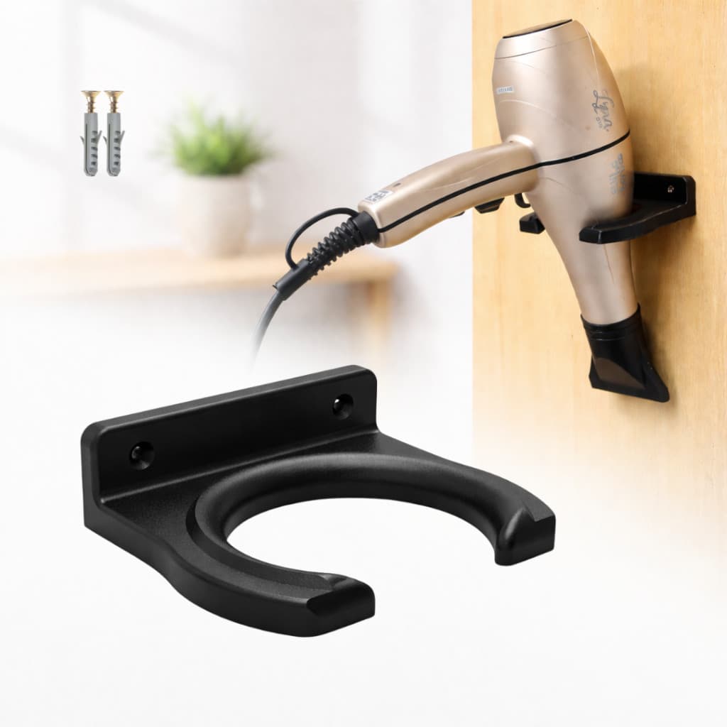 Suporte De Parede Para Secador De Cabelo Universal