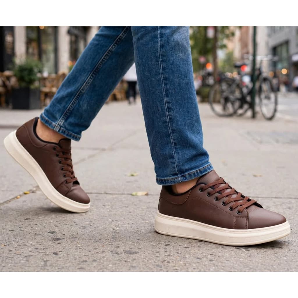 Tênis Masculino Casual Conforto urbano Estilo Old Money