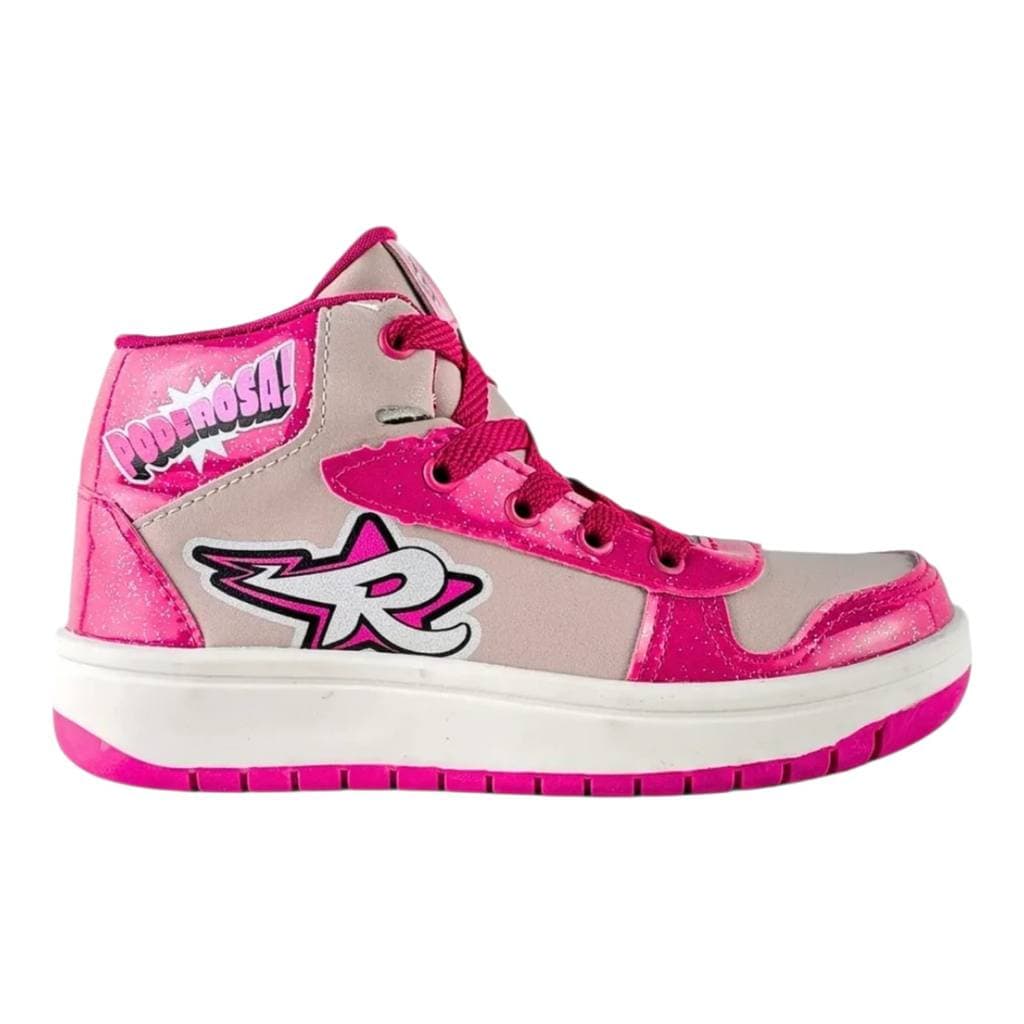 Tenis Cano Alto Dos Rosa Emilly Vick Leozin Katlen Original