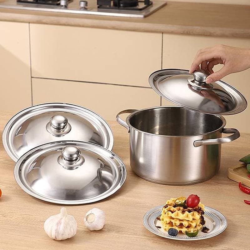 ZVT 10-32cm Tampa De Substituição Universal De Panela De Aço Inoxidável Para Frigideira Wok BR