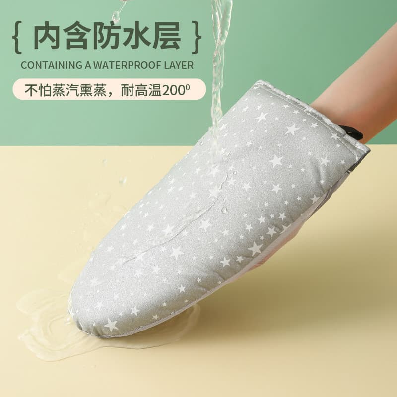 Tábua de passar roupa portátil Mini tábua de passar roupas Máquina de passar roupas Luvas Anti-escaldantes Isolamento té