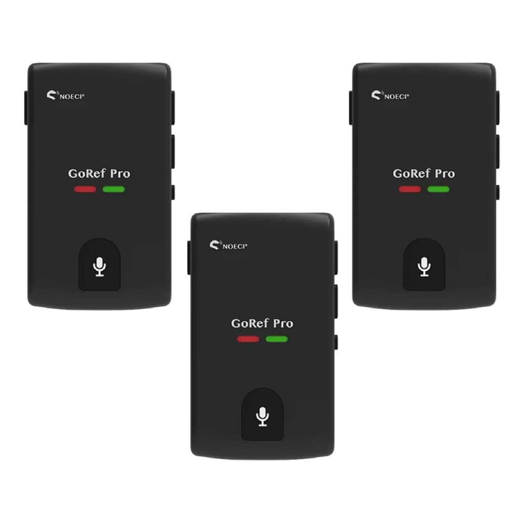 Kit 3 Intercomunicadores De Árbitro Goref Pro 6 Usuários