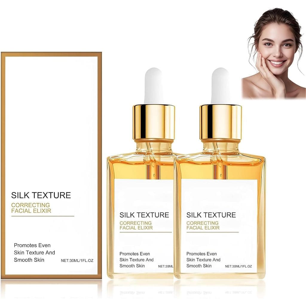 2PCS Óleo Corporal de Seda, Óleo Corporal de Seda para Mulheres, Óleos Corporais Hidratantes com Vitamina E e Ácido Hial