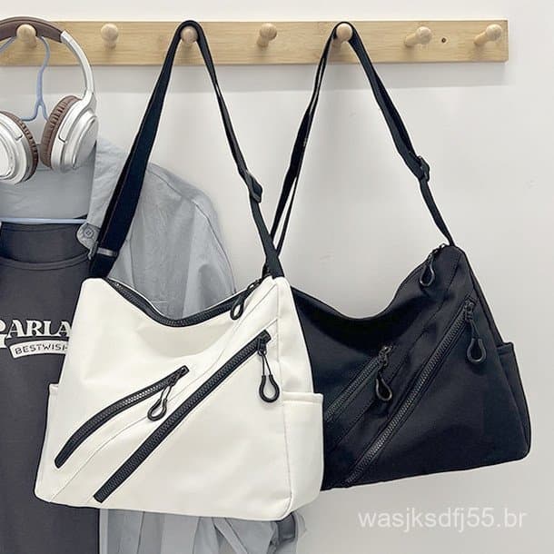 Bolsa Transversal Feminina Grande Casual Moda Multi Bolsos Ombro Tote Bag Espaçosa