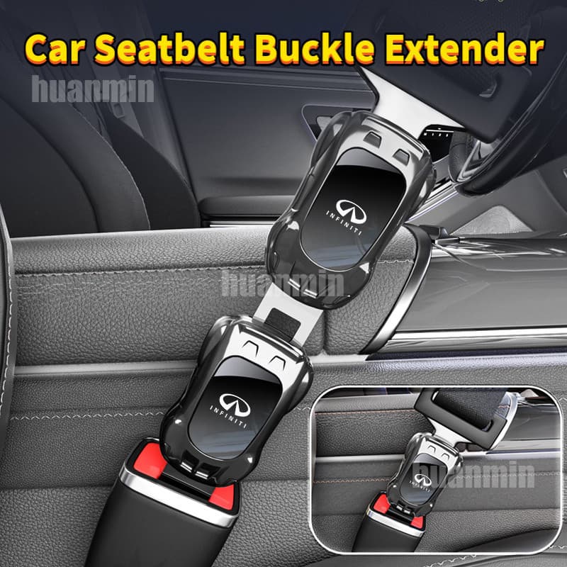 Extensor de Cinto de Segurança Ajustável para Carro Infiniti, Clipe de Extensão de Cinto de Segurança, Fivela de Seguran