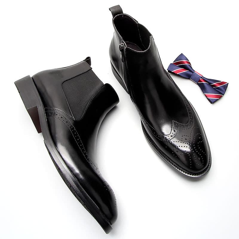 W inverno Braddock botas masculinas de couro de alta qualidade botas de couro britânico botas masculinas versão coreana