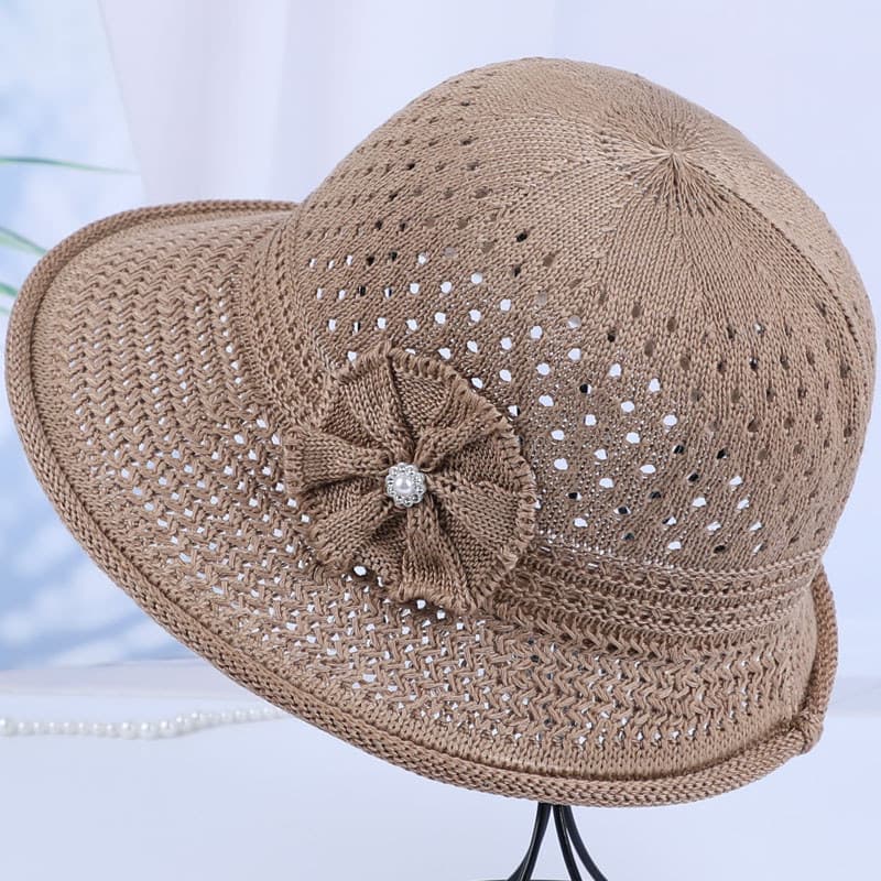 Chapéu para idosos de meia-idade, chapéu para mulheres, primavera verão, mãe, guarda-sol, avó, verão, protetor solar, ba