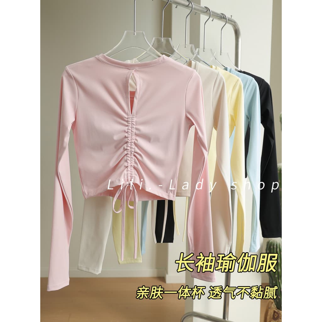 Único bonito roupas de Yoga feminino Pilates bonito treinamento esportes terno profissional de secagem rápida correndo F