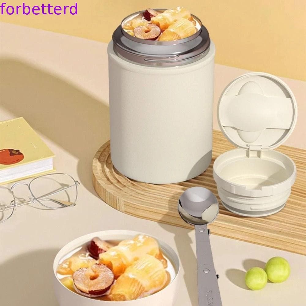 Frasco Térmico Para Alimentos , Copo De Sopa Térmica Portátil De 500ml , Piqueniques Portáteis De Lancheira De Camada Du