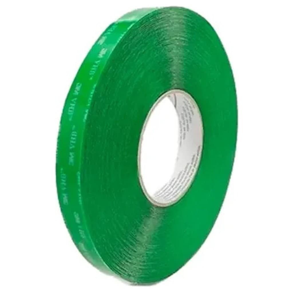 Fita Dupla Face Acrílica VHB 3M 4910 19mm x 5m Adesivo Transparente Alta Resistência