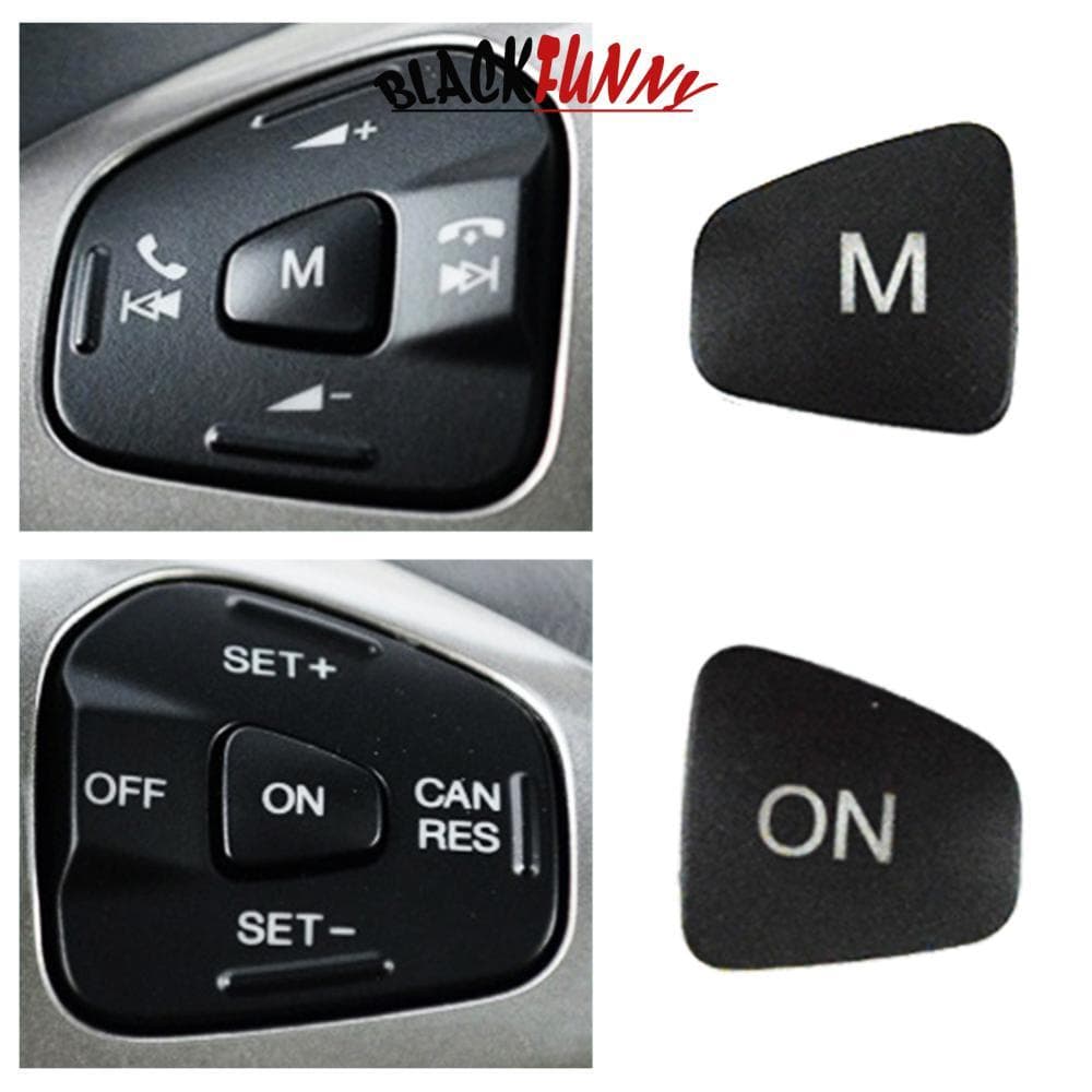 BLACKFUNNY Botão De Volume De Áudio Do Volante Carro , Interruptor De Controle De Cruzeiro , M ON Para Ford Escort Fiest