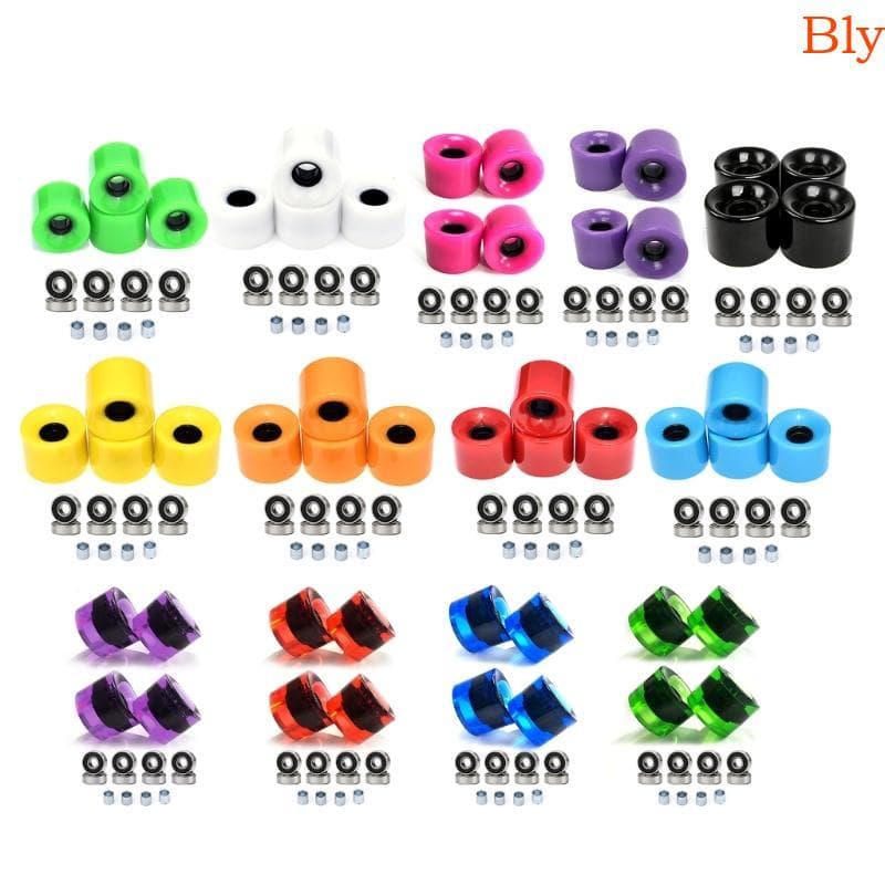 Bly 4Pack Cruiser Wheels Street Wheel Para Skates Longboards Skate