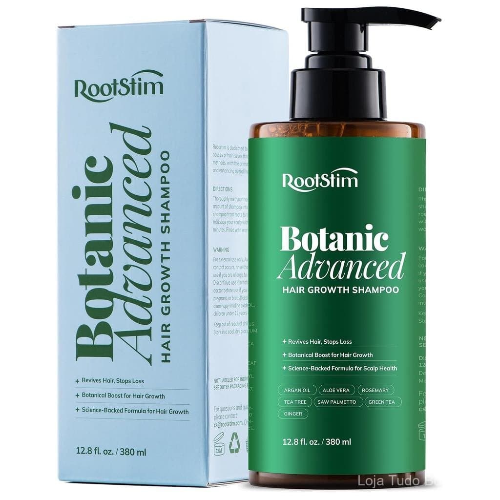 Shampoo para Crescimento Capilar com Alecrim e Biotina - Shampoo para Engrossamento e Queda de Cabelo para Homens e Mulh