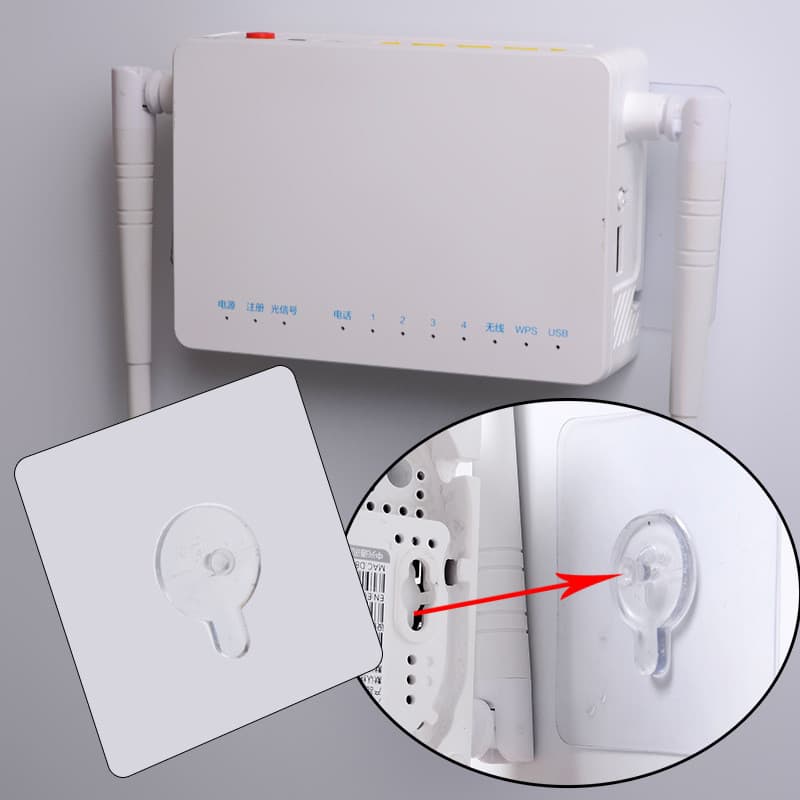 Gancho de roteador Viscose parede Plug-In placa invisível moldura pintura unhas pasta sem costura sem perfuração gancho