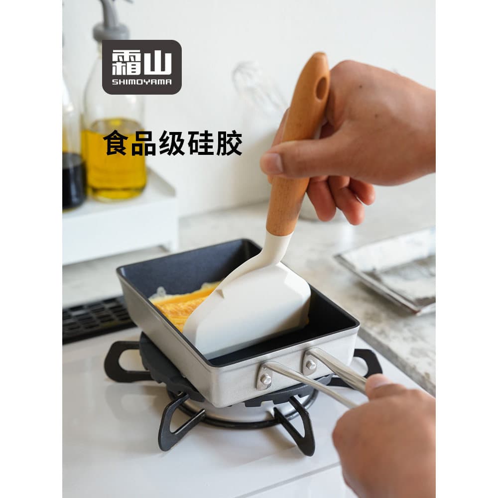 Espátula de Silicone Tamagoyaki para montanha gelada, espátula de Silicone de qualidade alimentar, resistente a altas te