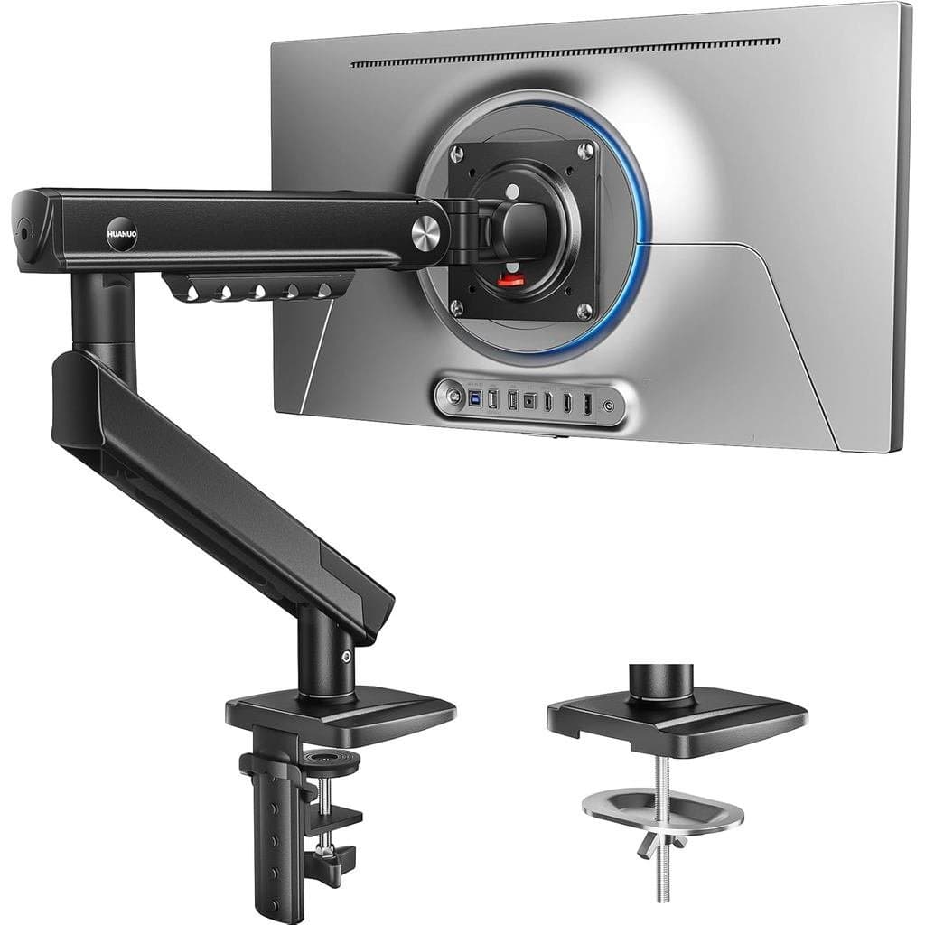 HUANUO FlowLift ™   Suporte de Monitor Pro para Telas de 13–32", Suporte de Monitor MechaSpring, Suporte de Monitor Tota