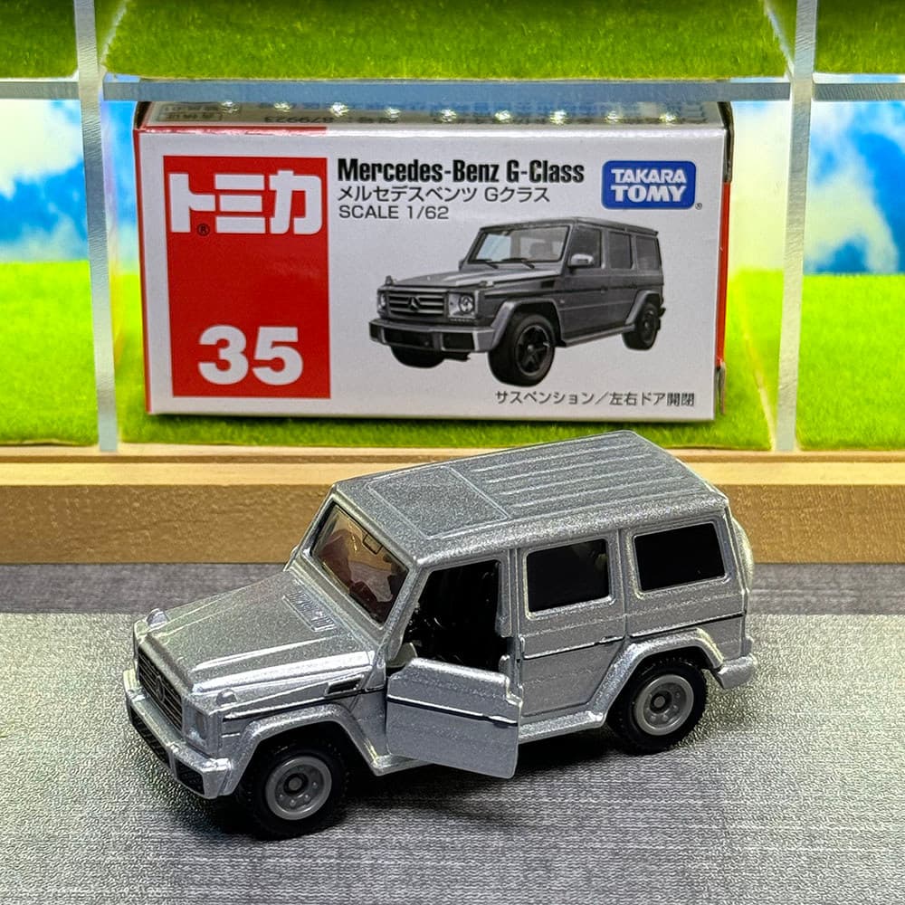 2026 TOMY Domeka Alloy Car Toy TOMICA Vermelho Branco Caixa No. 35 Veículo Off-Road Mercedes-Benz Grande Classe G