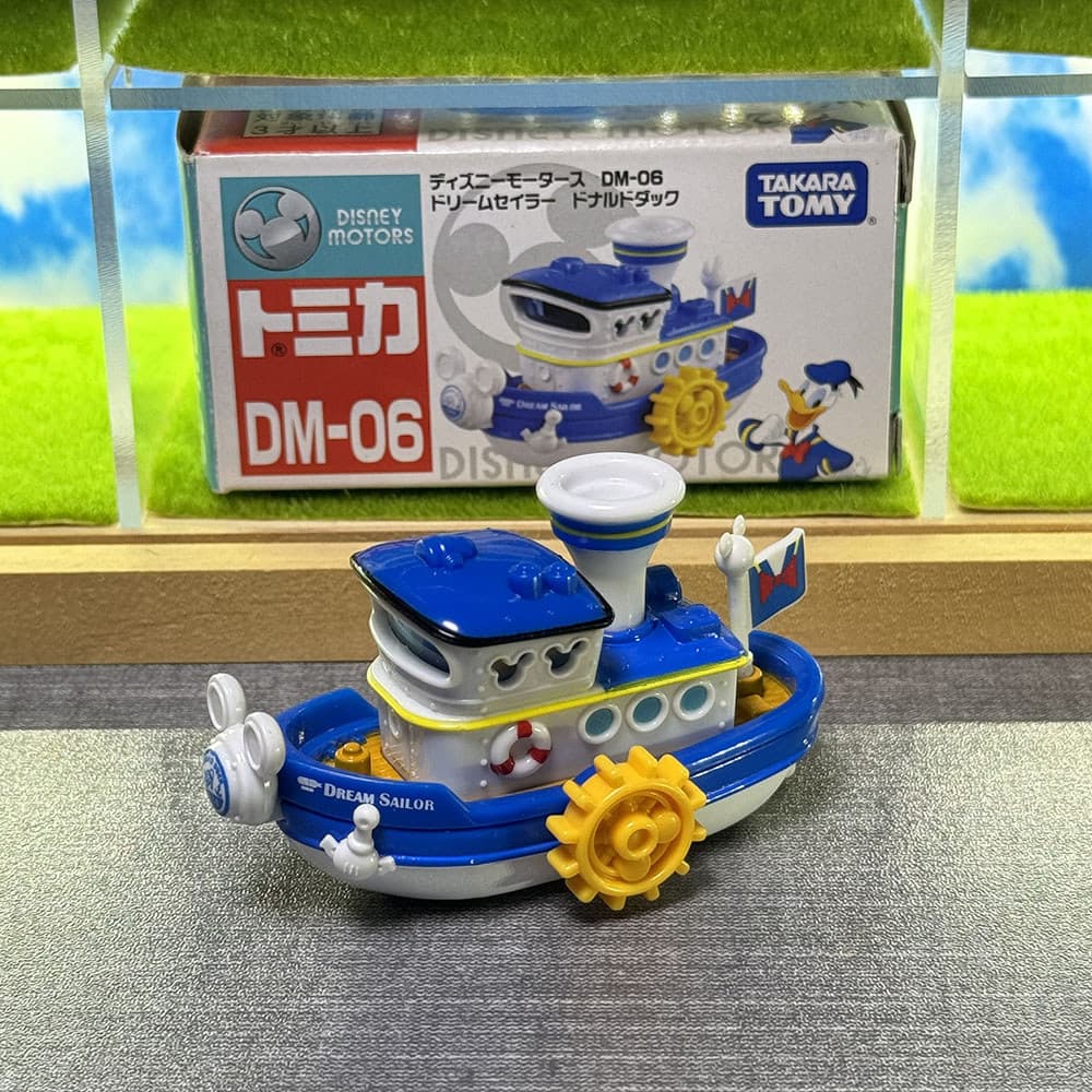 2026 TOMY Domeka Disney Liga Carro Brinquedo TOMICA Dream DM06 Pato Donald Cruzeiro Barco Marinheiro Veículo