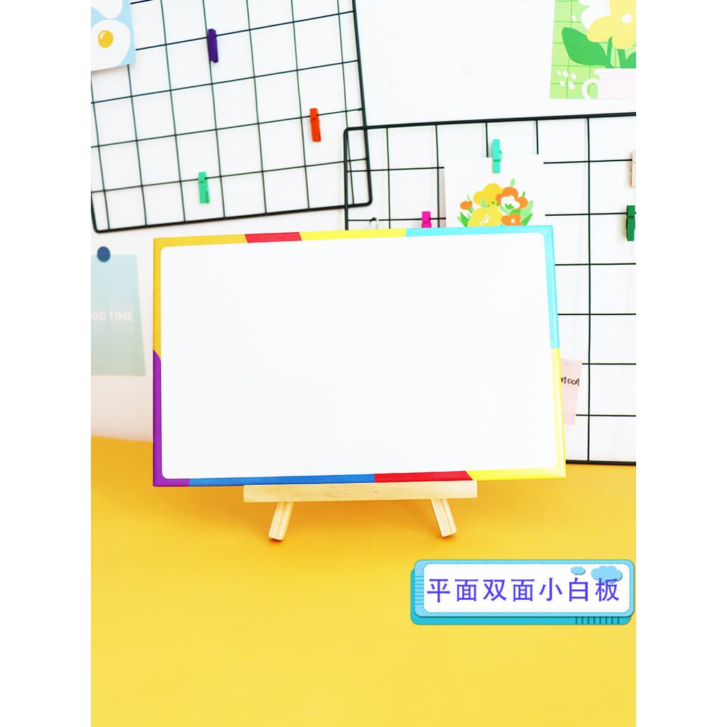 Desktop pequeno quadro branco magnético quadro de escrita infantil prancheta magnética portátil apagável escola primária