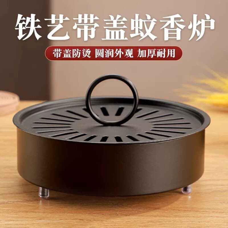 Suporte para bandeja de incenso para mosquitos, Anti-escaldante, à prova de fogo, caixa de incenso para mosquitos, casa