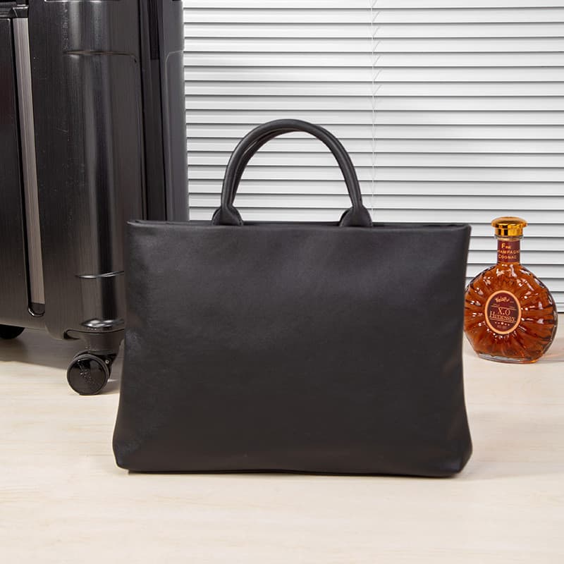 Pasta De Negócios Masculina , Bolsa Portátil De Grande Capacidade Para Laptop Leve Transporte De Documentos De Escritóri