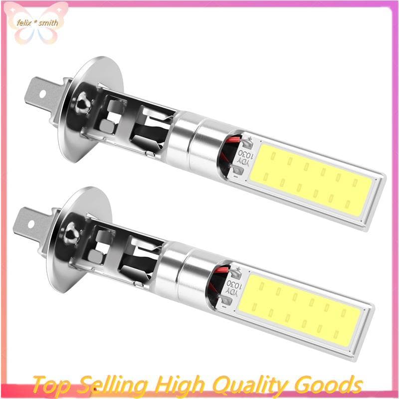 2X H1 Xenon Branco 6000K 7.5W COB LED SMD DRL Condução Farol De Nevoeiro Lâmpada De Cabeça