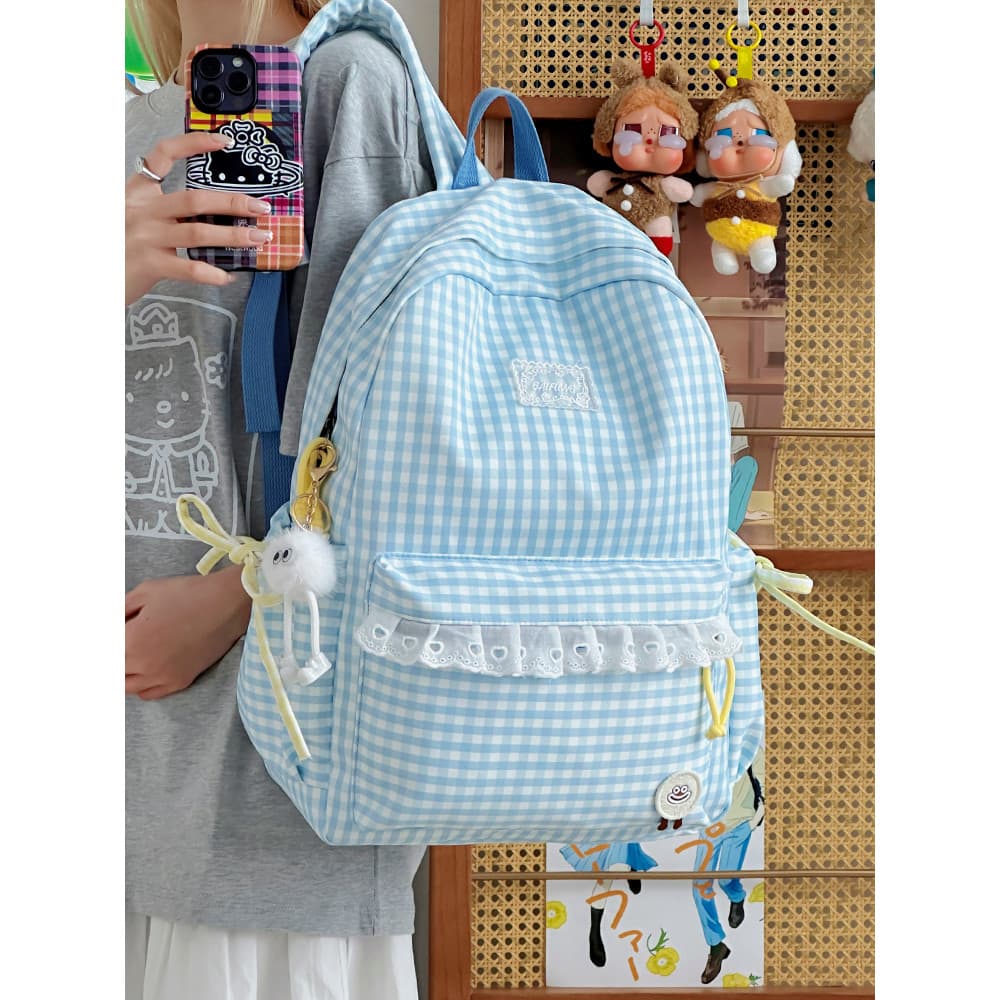 Linda menina estilo menina mochila estudante estilo coreano ins leve saco de escola à prova dwaterproof água mochila de