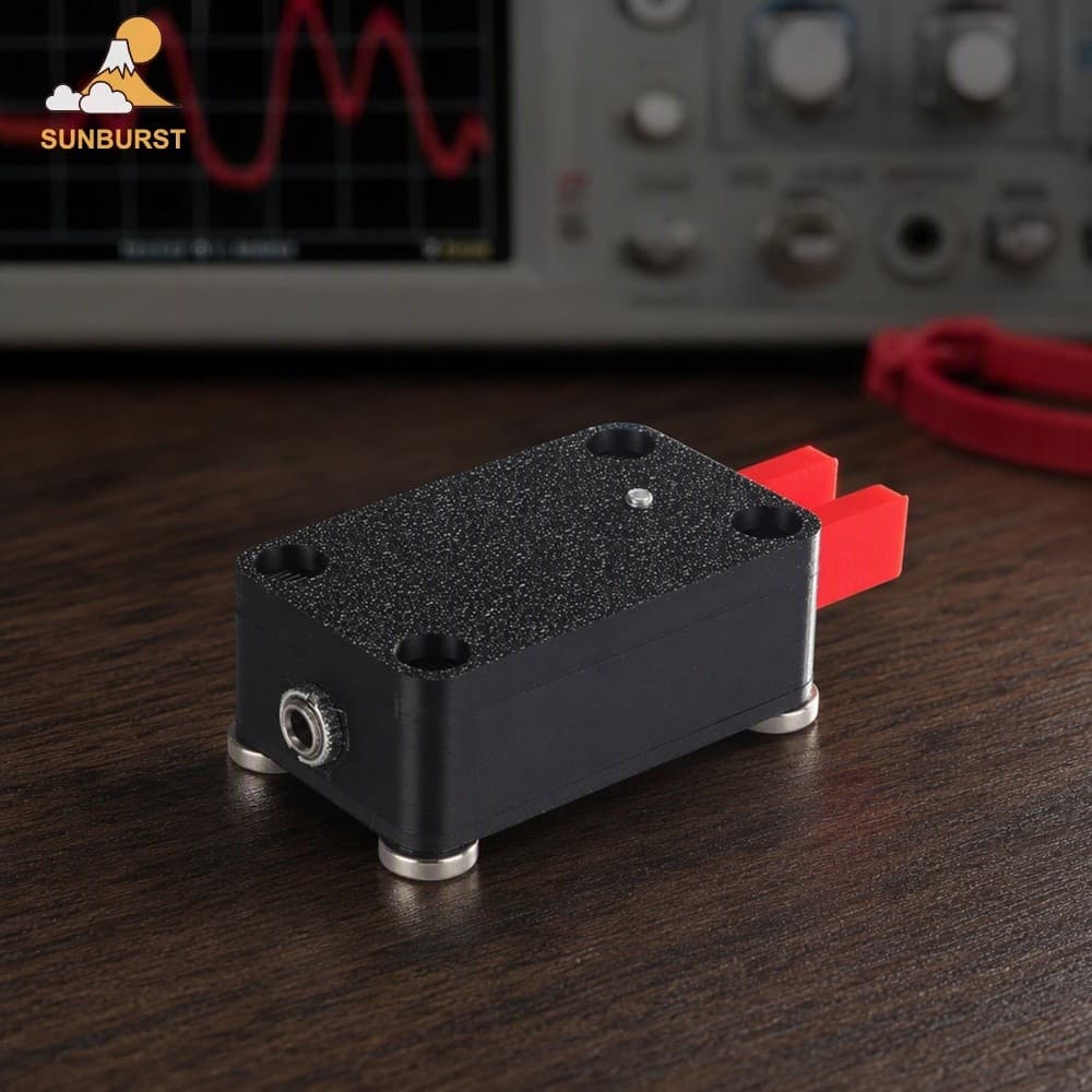 [Sunburst1 . br] Mini Dual Paddle CW Key PETG Portátil Automático Código Morse Ajustável Rádio Amador De 3.5 Mm