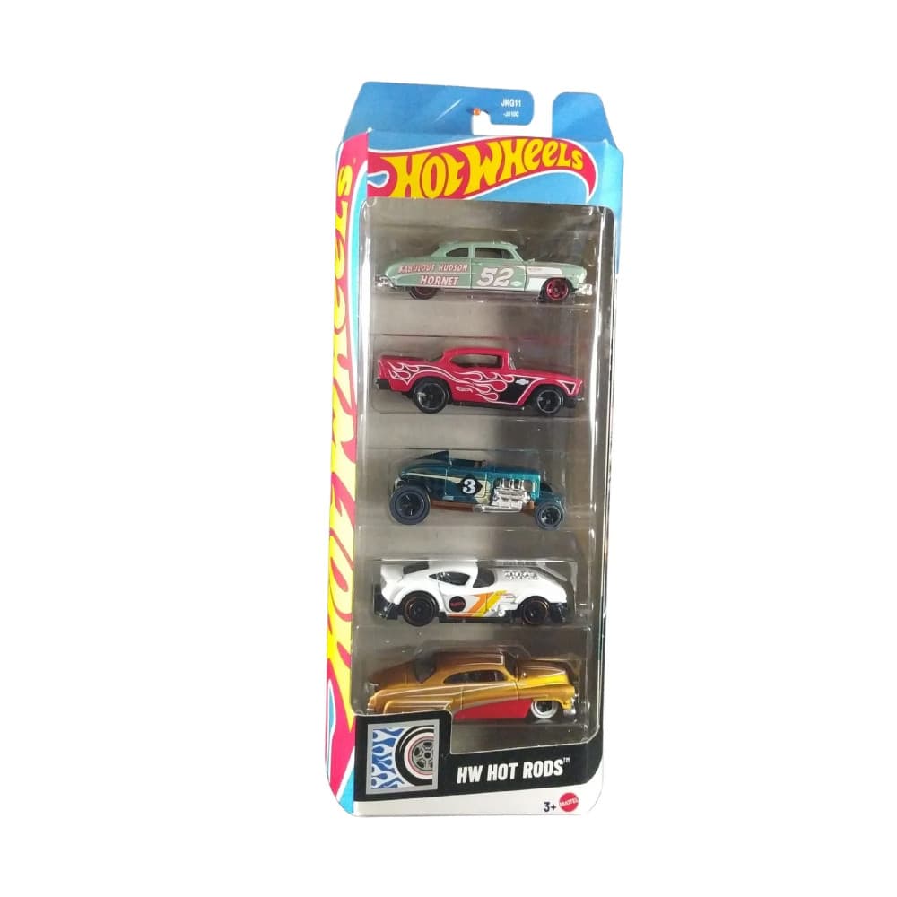 Hot Wheels Pacote Pack 05 Carrinhos Hot Rods JKG11 Mattel
