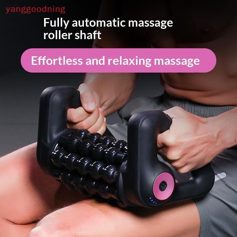 (YGN) Rolo Elétrico Multifuncional Para Ioga 360 ° Coluna De Massagem Com Cobertura Total Academia De Liberação Miofasci