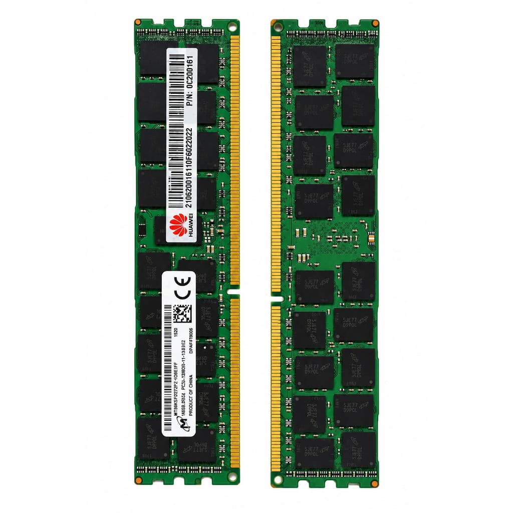 Memória RAM Micron 16GB DDR3 1600MHz ECC Registered RDIMM Usada