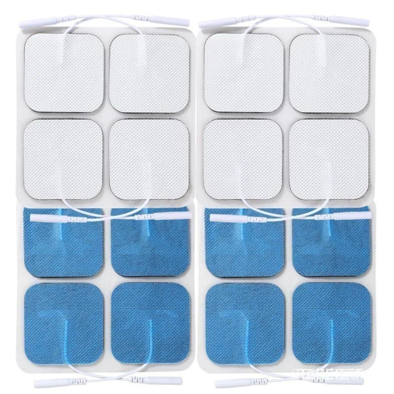 Eletrodos Reutilizáveis de 5x5cm, para Massajador Digital de Acupuntura TENS e Estimulador Muscular