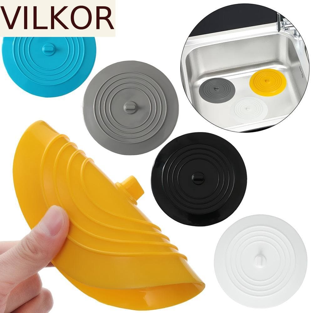 VILKOR Tampa De Drenagem Plana Grande De Piso Filtro De Esgoto Casa Banheira Plug Acessórios Do Banheiro