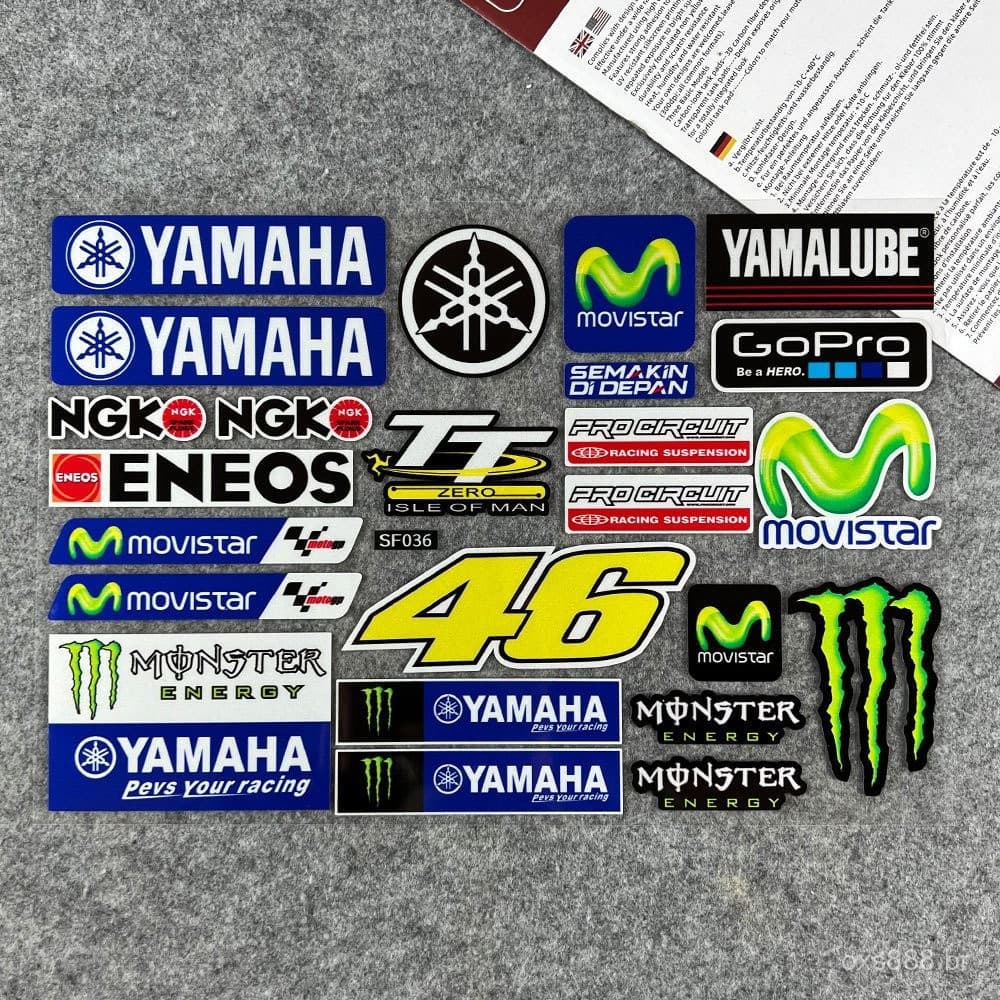 Adesivos refletivos para Yamaha modelo 2026, adesivos para motocicletas, grade inteligente 125 Blessed Fast Eagle Tianji
