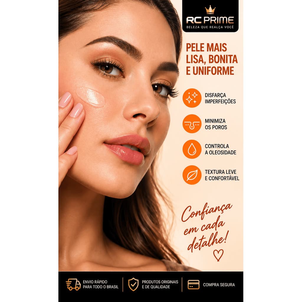 Primer Facial Love Rain Blur – Efeito Matte, Disfarce de Poros e Controle de Oleosidade