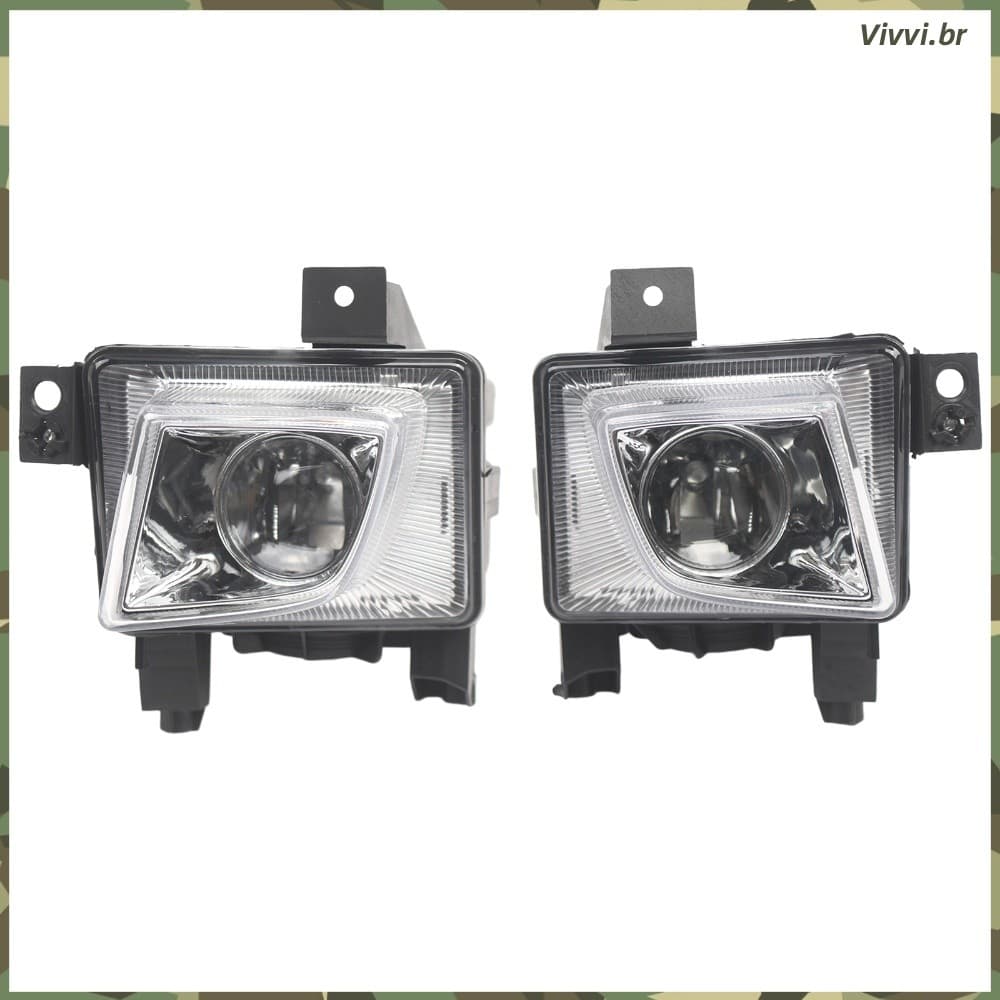 Lâmpada De Nevoeiro Dianteira Anti-Choque Luz Para Carros Ultra Brilhante Branco Dianteiro Plástico ABS Durável _VVI
