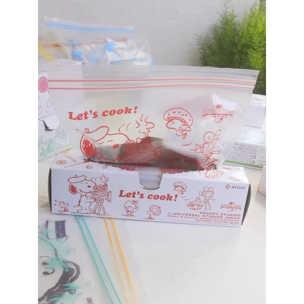 Mercearia do departamento de gatos exportadas para o Japão snoppy Moomin Series Saco de comida Saco de armazenamento de