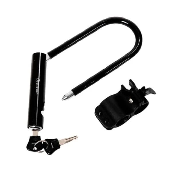 CADEADO U CHAVE 14 X 21CM PRETO