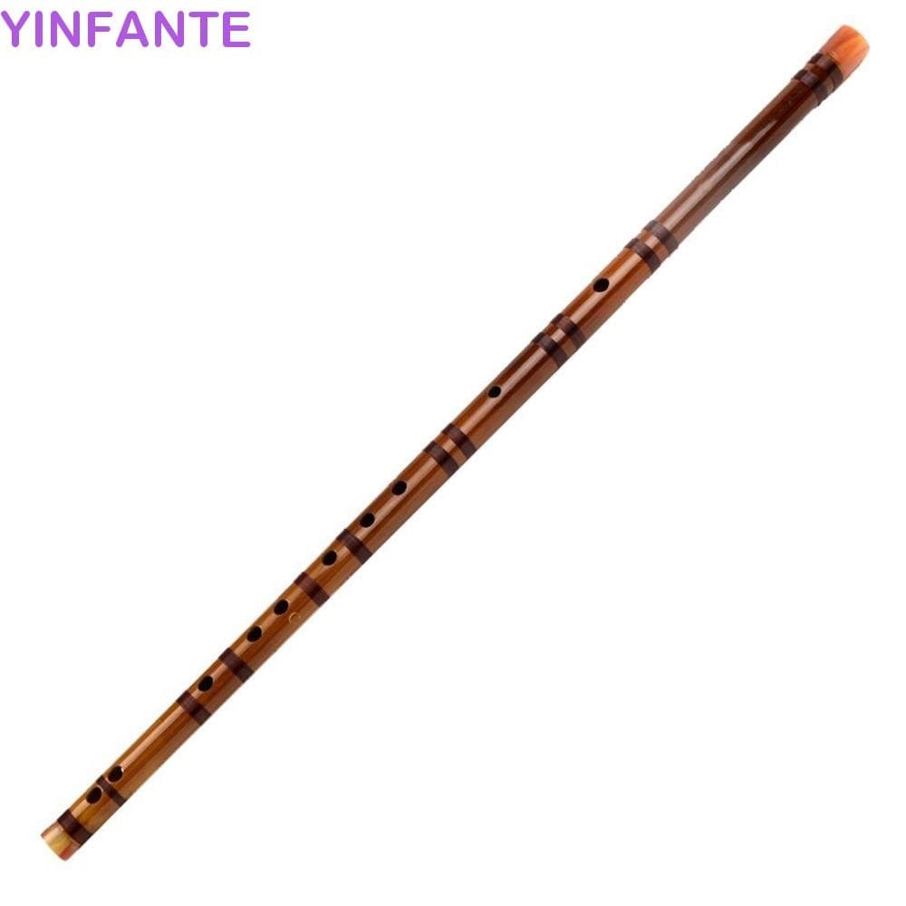 YINFANTEWN Flauta De Bambu Transversal Xiao Cdefg Chave Clarinete 6 Furos Artesanal Profissional Flautas De Sopro