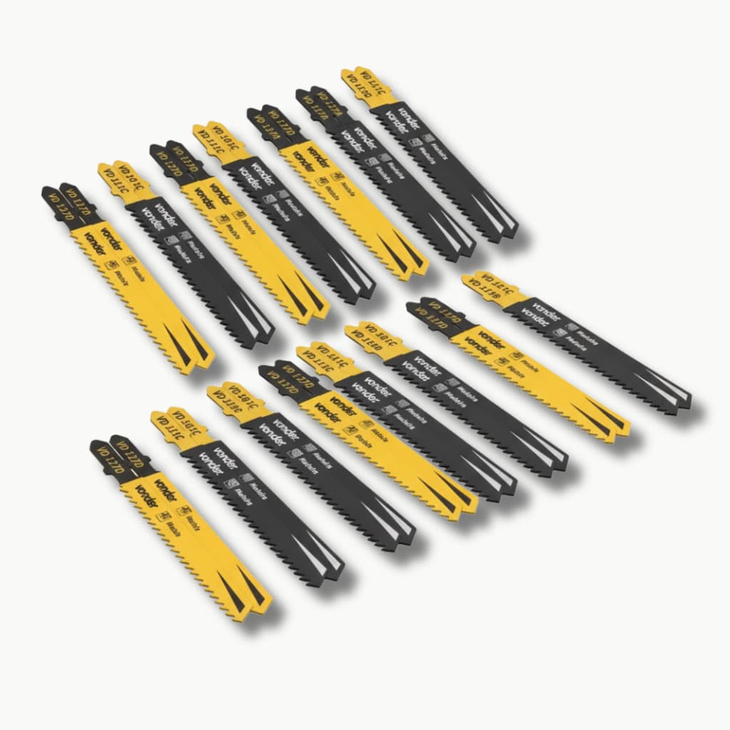 Kit 10 Lâminas Serra Tico-Tico Encaixe Tipo T – Vonder
