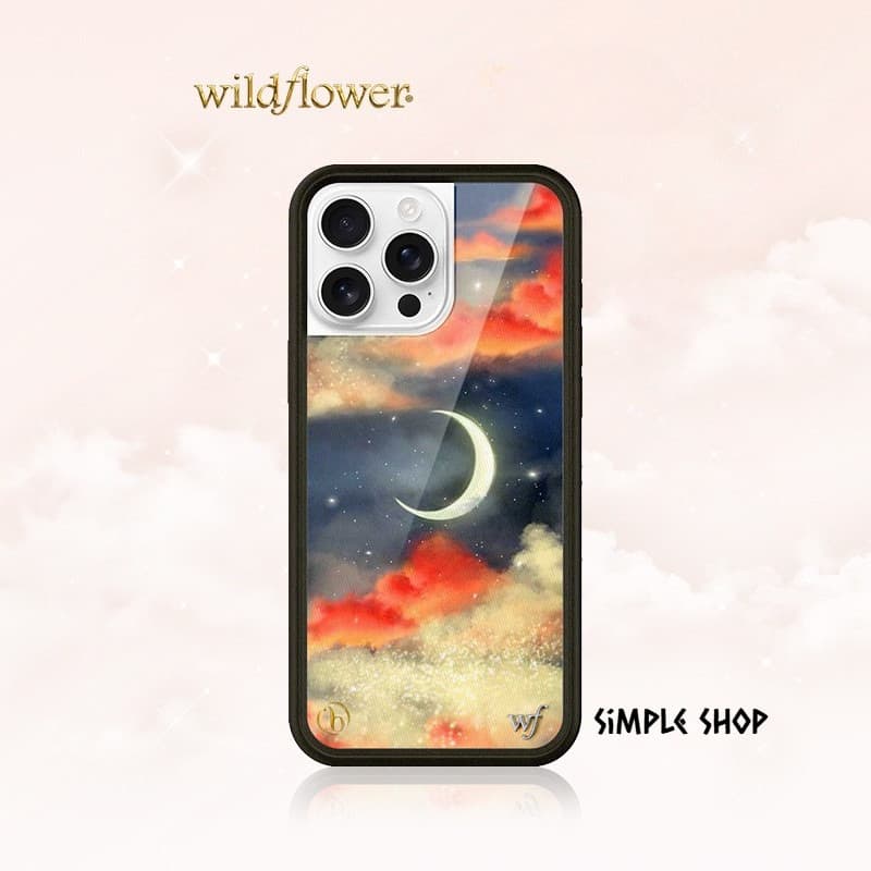 Orebella x Wildflower Nome Conjunto Capa De Telefone De Luxo Para IPhone17Air 17 16 15 14 13 12 ProMax Plus Soft Side Si