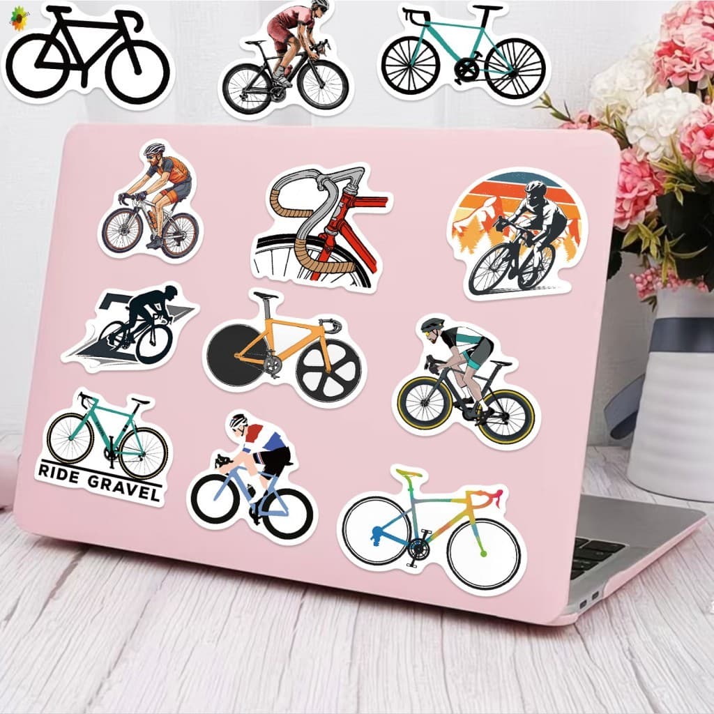 50 Peças Adesivos Motivacionais De Desenho Animado PVC À Prova D'água Decoração DIY Para Bagagem Notebooks Guitarras