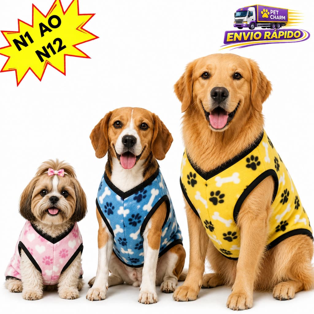 Roupa Roupinha Para Cachorro 1 Ou 2 Unidades Inverno Pequena Média E Grande Porte Roupa Pet Frio