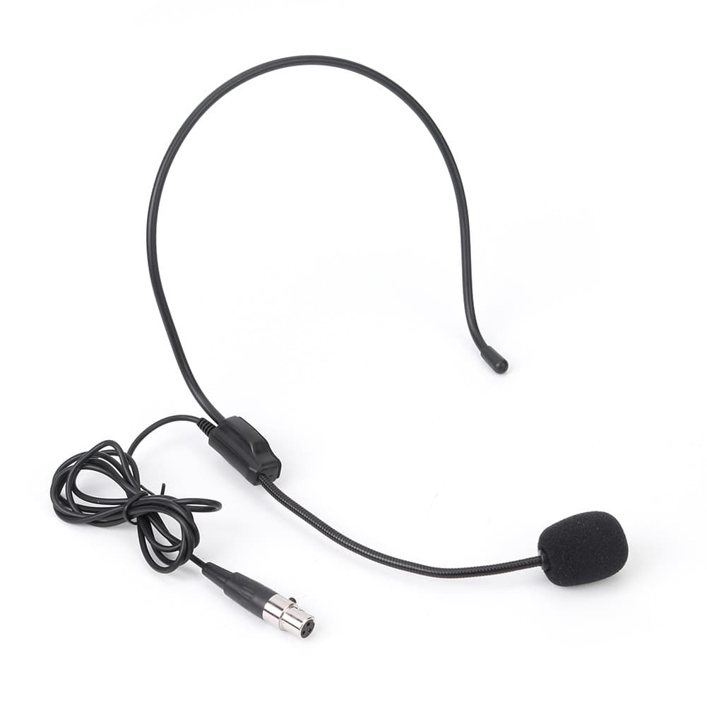 Mini TA3F XLR 3Pin Headset Headworn Microfone Condensador Para Transmissor Sem Fio AKG