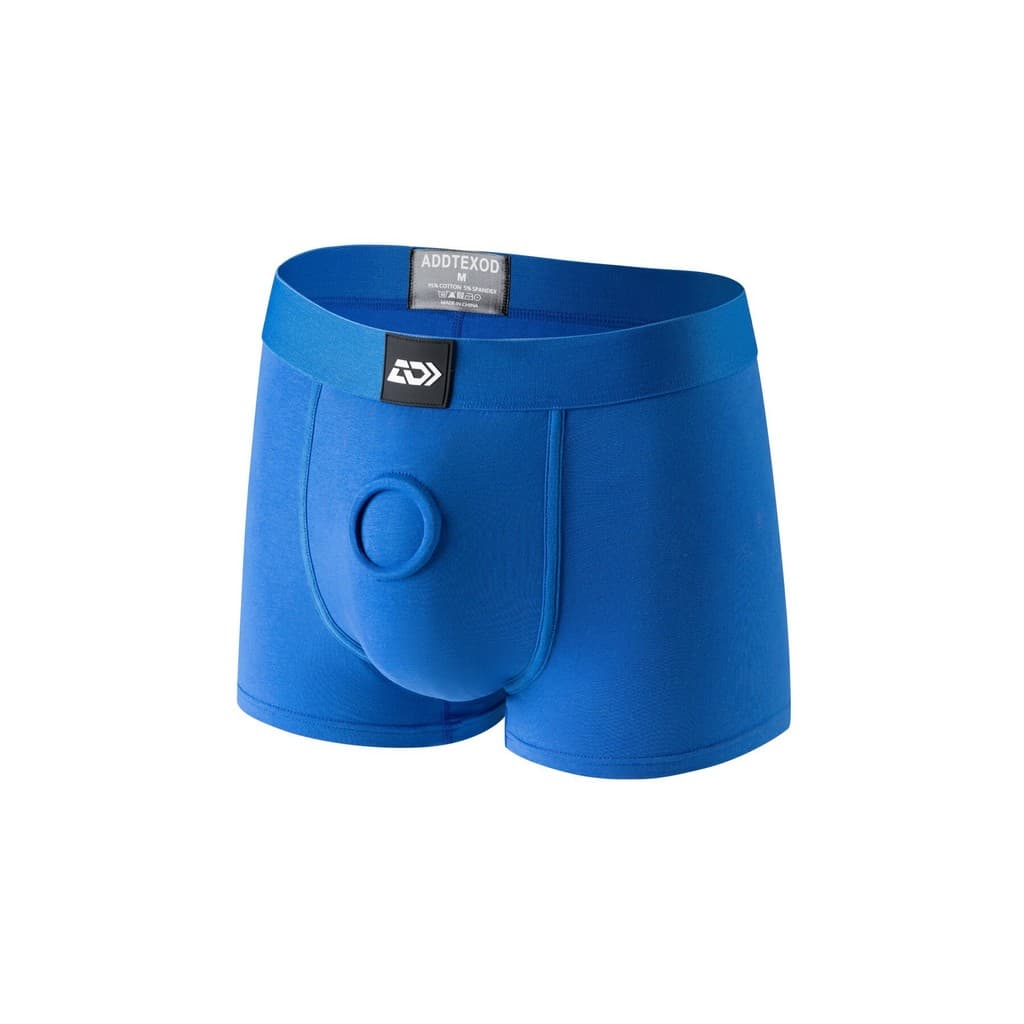 Cuecas boxer masculinas de algodão puro com buracos respiráveis cuecas boxer confortáveis