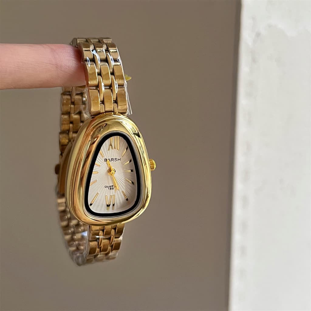 relogio feminino pequeno relogio feminino Medieval vintage cobra em forma de cabeça relógio feminino nicho retro simples